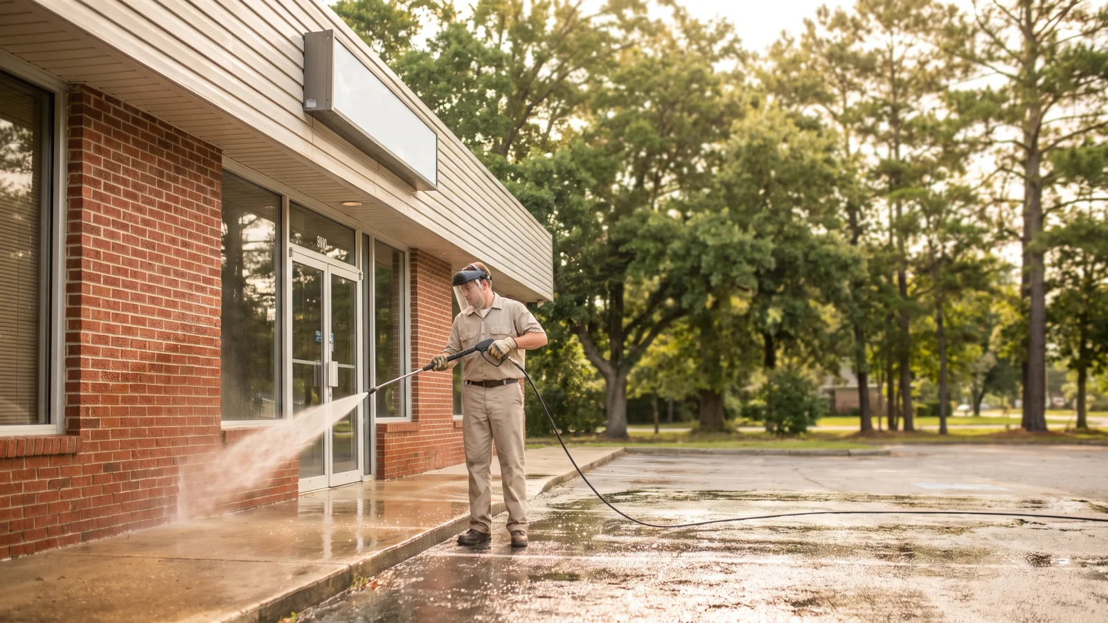 Commercial Pressure Washing in Columbia, SC by Columbia Exterior Cleaning