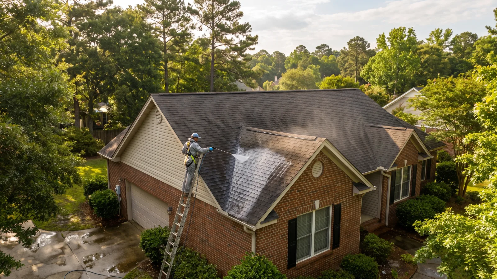 Roof Cleaning (Soft Wash) in Columbia, SC by Columbia Exterior Cleaning